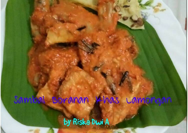 gambar untuk resep makanan Sambal Boranan (Khas Lamongan)