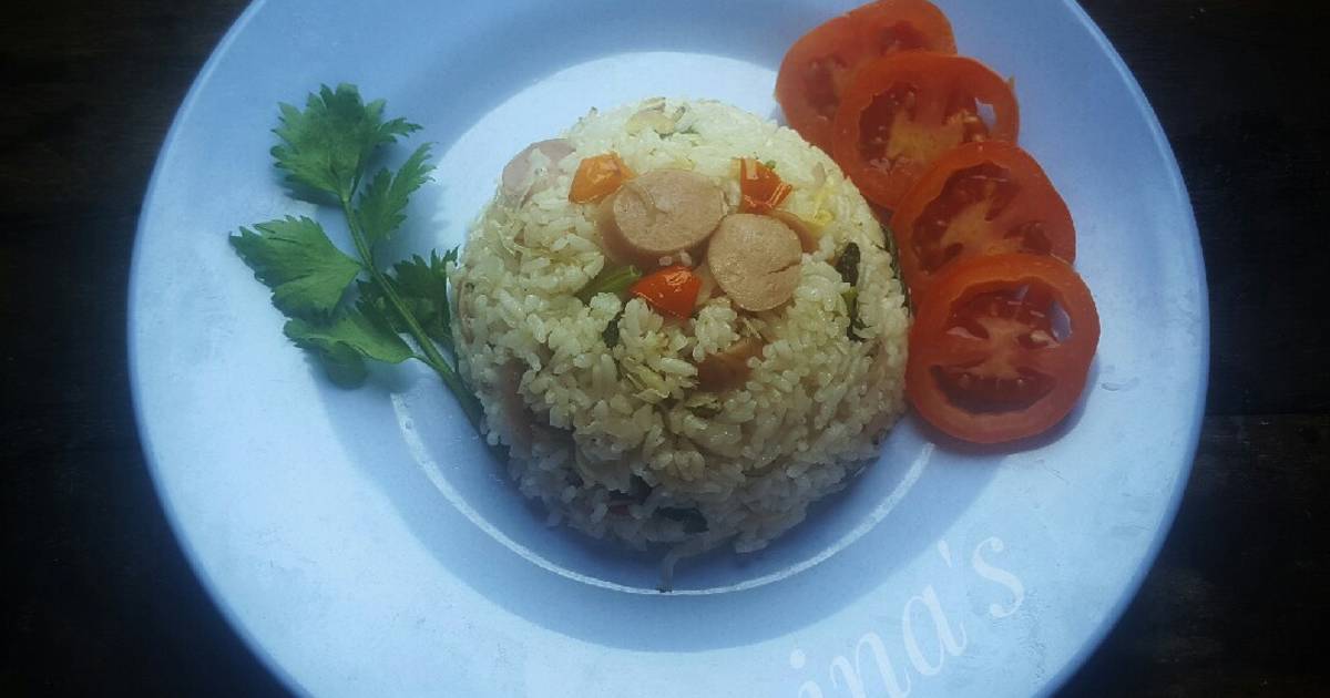 9 resep  nasi  goreng  teri sosis setan  enak dan sederhana 