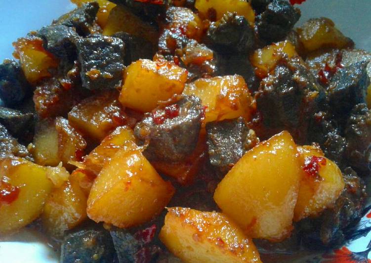 resep masakan #KitaBerbagi Sambel Goreng Ati Kentang Simpel Bingits