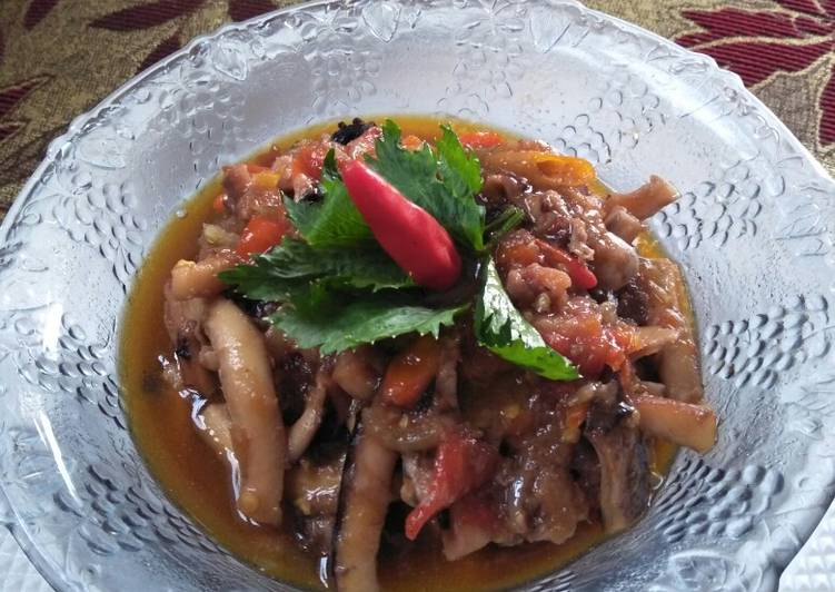 resep Cumi Asap Bumbu Rica Saos Tiram