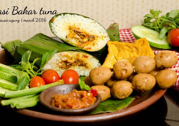 resep makanan Nasi bakar Tuna pedas