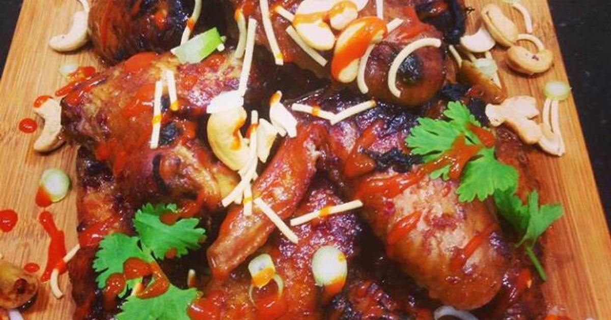 13 resep spicy chicken wing with mozzarella enak dan 