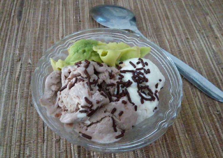 Resep Ice cream yummy Karya Putri Lili Epriyani