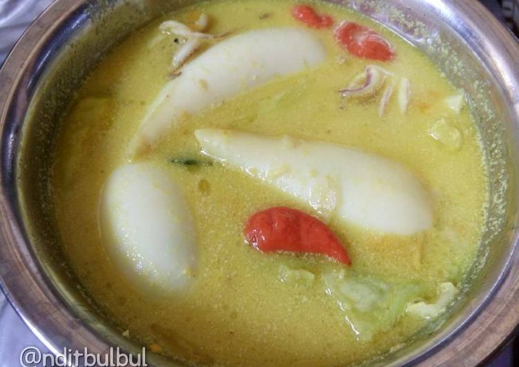 resep makanan Gulai Cumi Simple Bulbul