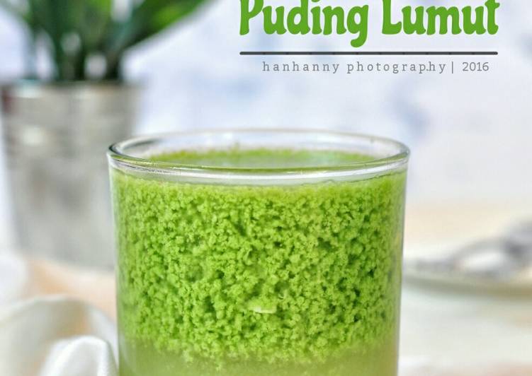 resep lengkap untuk Puding Lumut