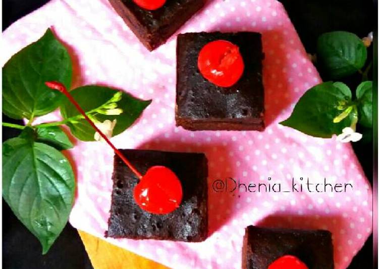 resep makanan Brownies kukus coffee ??