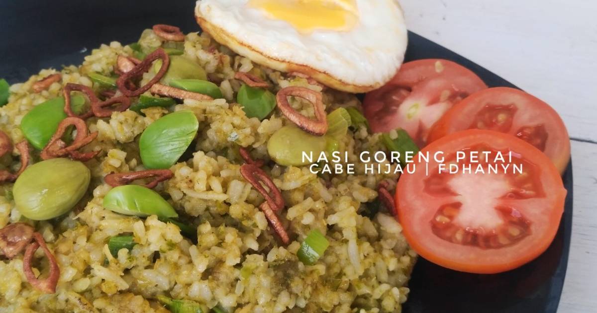 13 resep  nasi  goreng  pete cabe  hijau  enak dan sederhana 