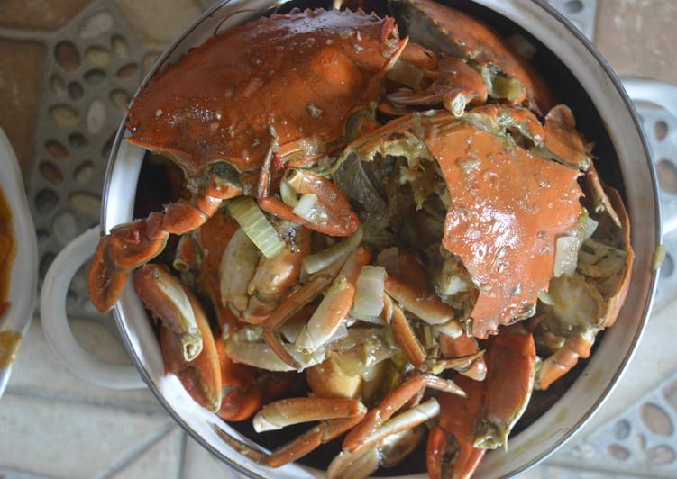 resep lengkap untuk Kepiting pedas manis