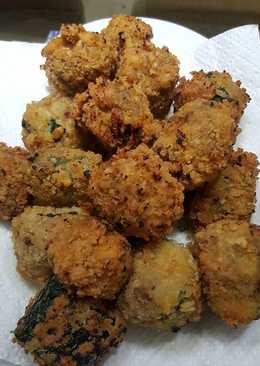 Bola daging zucchini