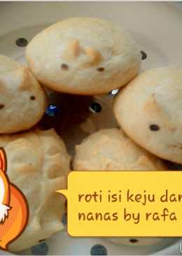 Roti Isi Keju dan Selai Nanas