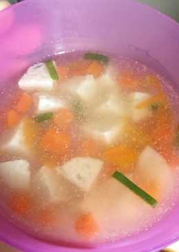 Sup Bakso Ikan (suitable for toddler)