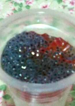 Es kelapa Nutrijell campur buah melonð