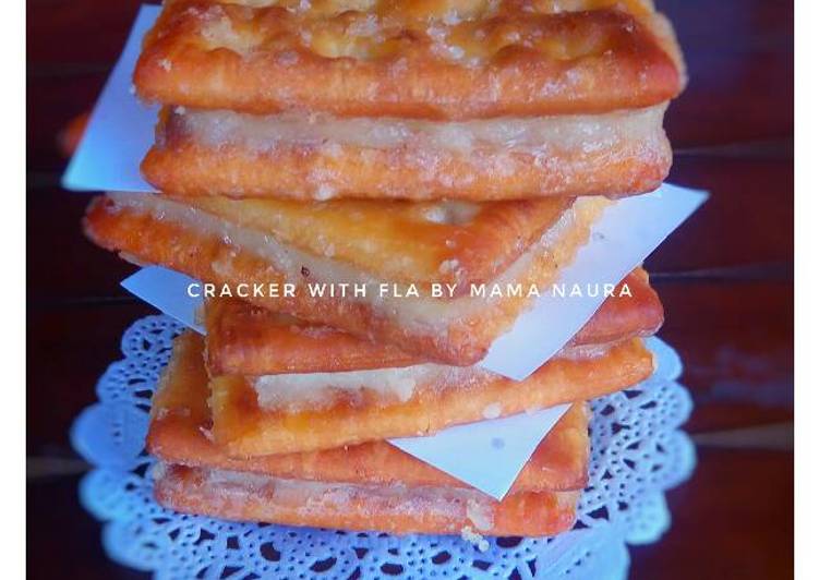 gambar untuk cara membuat Cracker with fla