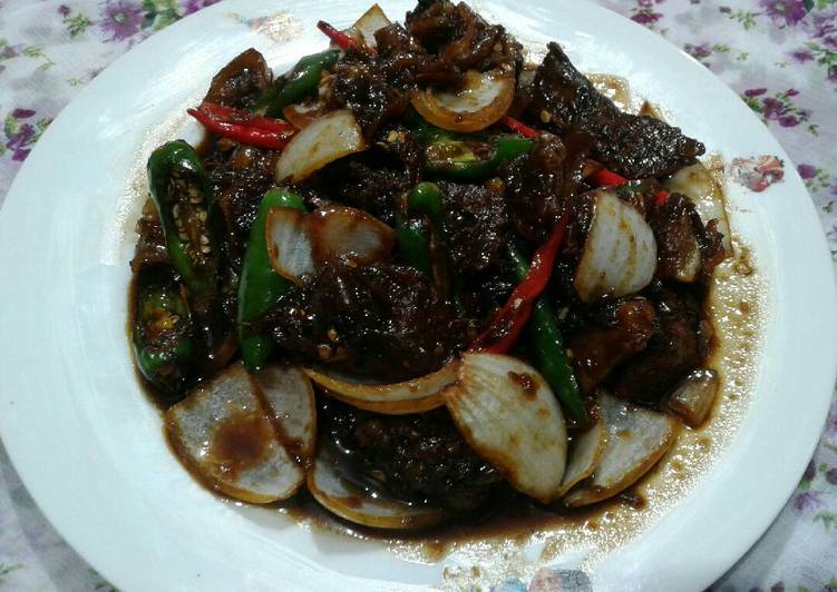 resep makanan Beef Teriyaki#KitaBerbagi