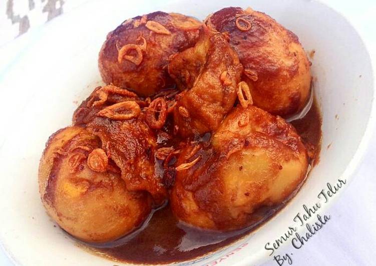 gambar untuk resep Semur tahu telur enakkkk kaya rempah