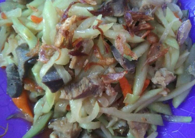 gambar untuk resep makanan Tumis labu&daging