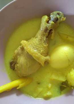 Opor ayam kentang telur