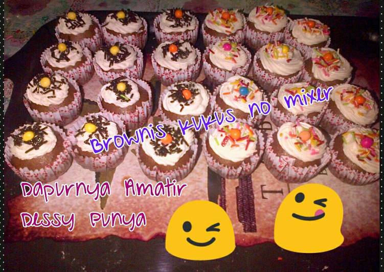 Resep Brownis kukus CUP No Mixer Dari Dessy Kharlina