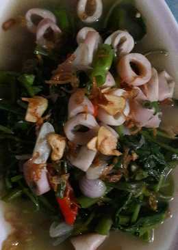 Tumis Kangkung Cumi Asin