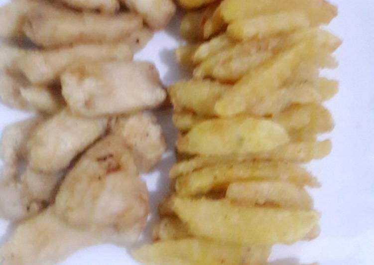 cara membuat Fish&chip