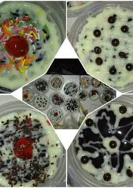 Puding coklat with fla