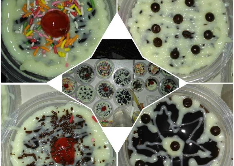 Resep Puding coklat with fla - Jasmine Assegaf