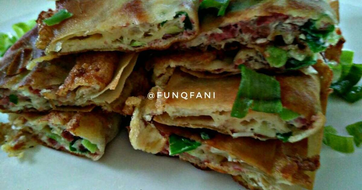 283 resep martabak telur mini kulit lumpia  enak dan 