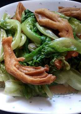 Sayur selada air + kaikiok (kaki bebek)