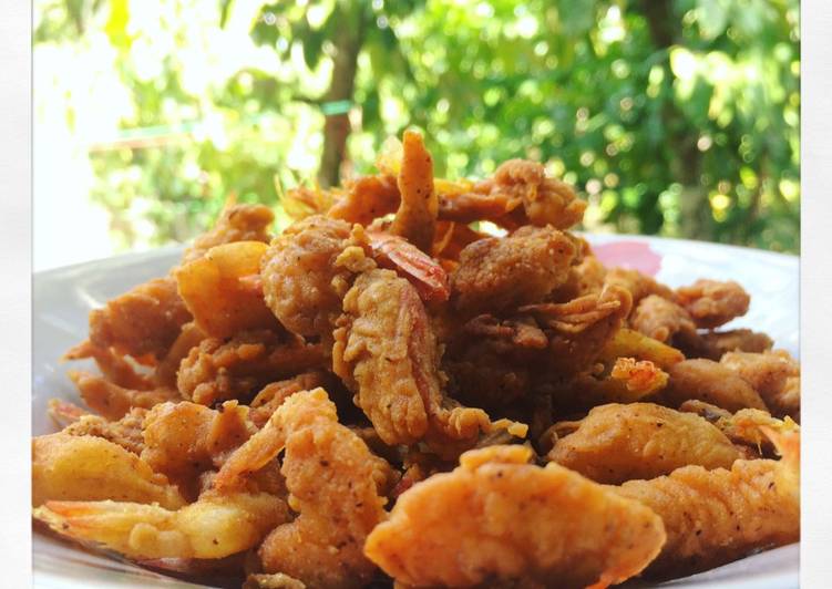 Resep Udang Goreng Tepung Hot & Crispy Oleh Veronica Dessy