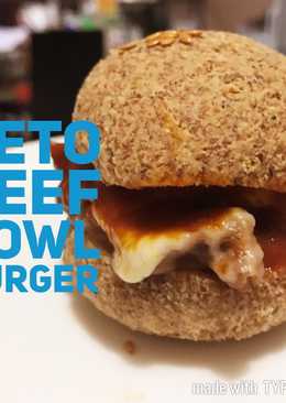 Beef Bowl Burger #keto