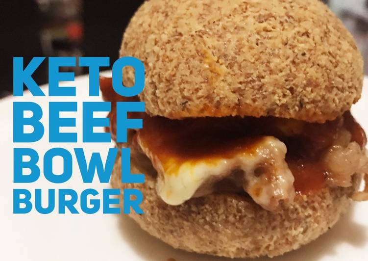 Resep Beef Bowl Burger #keto