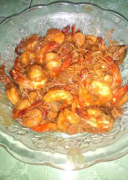 Tumis udang kecap enak,gampang,sederhana