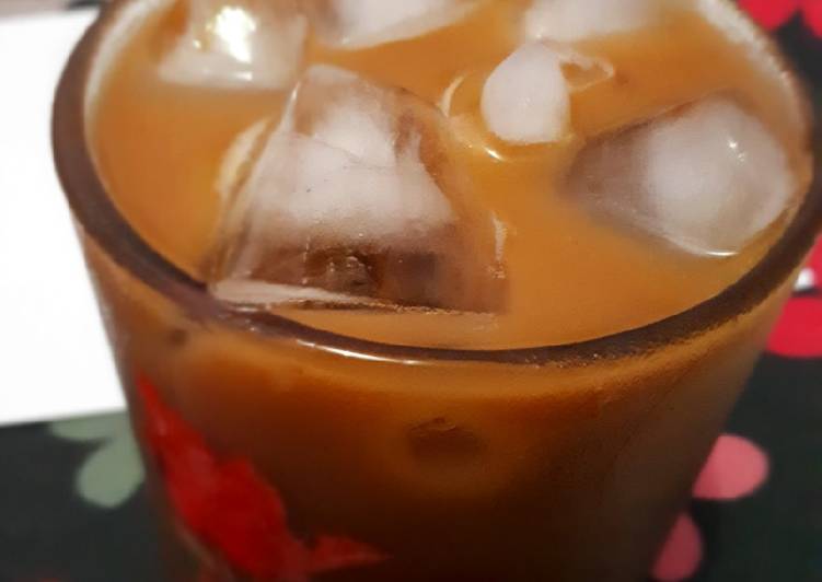 gambar untuk resep Es Kopi Susu Legit