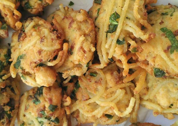 resep lengkap untuk Perkedel Tahu Mi Spaghetti