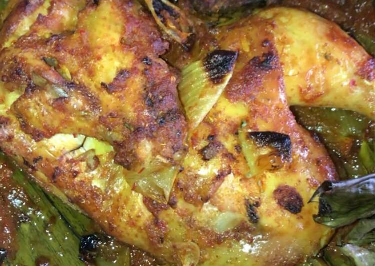 gambar untuk resep makanan Ayam panggang betutu (oven)