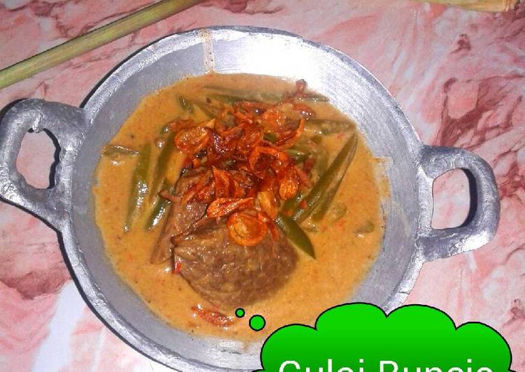 Resep Gulai buncis daging Kiriman dari Aulivia Gabyriela