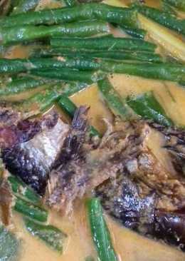 Gulai ikan salai patin kacang panjang sedap