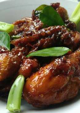 Ayam saus tiram pedas