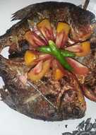 Ikan bawal bakar bumbu kecap