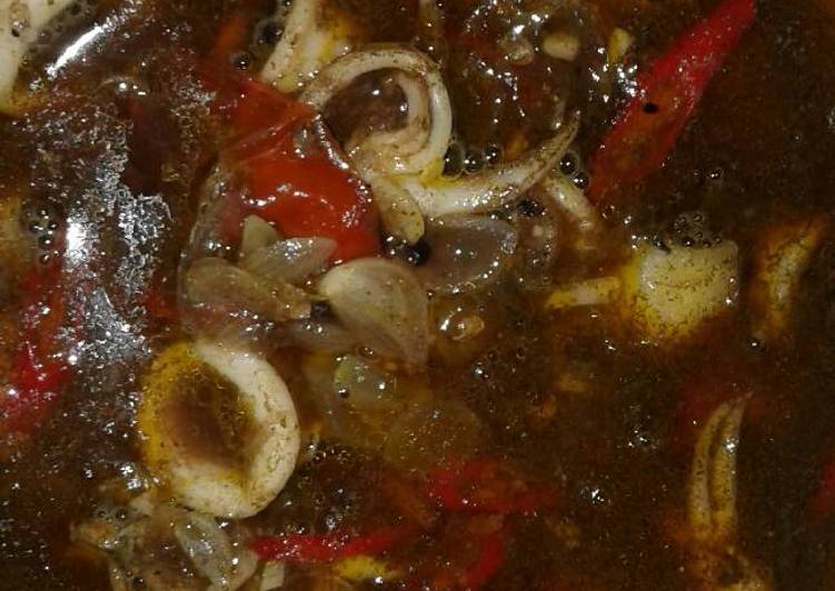 resep lengkap untuk Cumi Tumis Sederhana