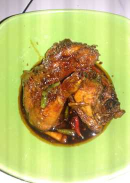 Ayam kecap pedas manis simple