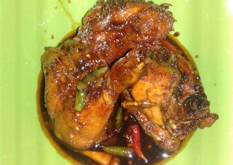 Resep Ayam kecap pedas manis simple Dari Bunda Assya Sachy