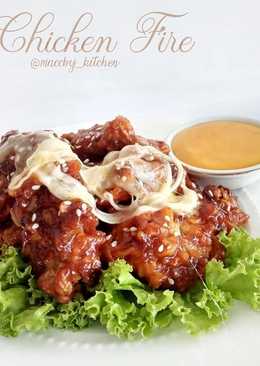 CHICKEN FIRE ALA RICHEESE dan Saus Keju versi EKONOMIS