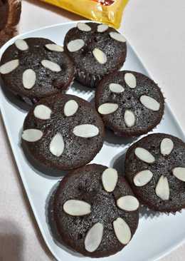 Brownies Alpukat tabur Almond