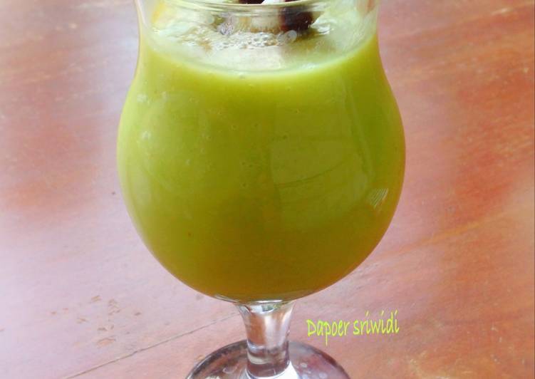 cara membuat Avocado juice (#postingrame2_jus)