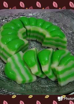 Kue Lapis Beras Pandan