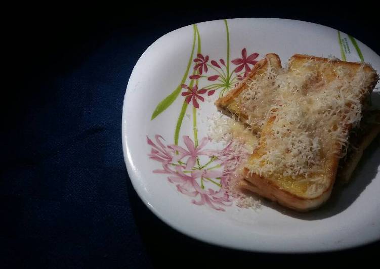 resep masakan Roti panggang coklat keju susu