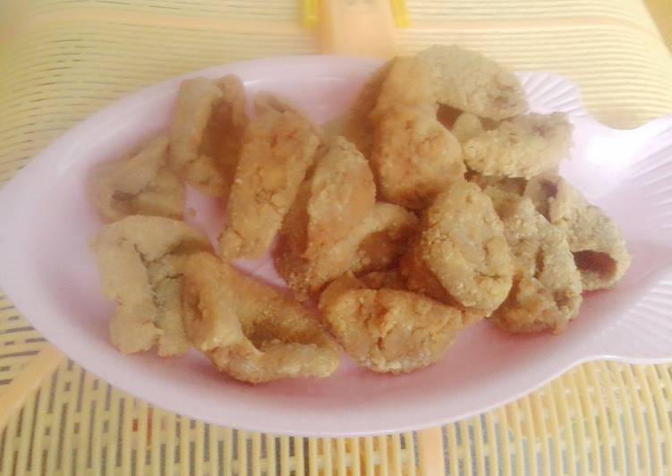 resep masakan Keripik tahu pong