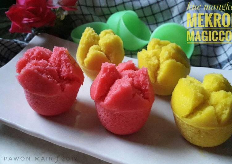 Resep Kue Mangkok Mekrok Magiccom Dari de'pawon mair (Irma Rahmawati)