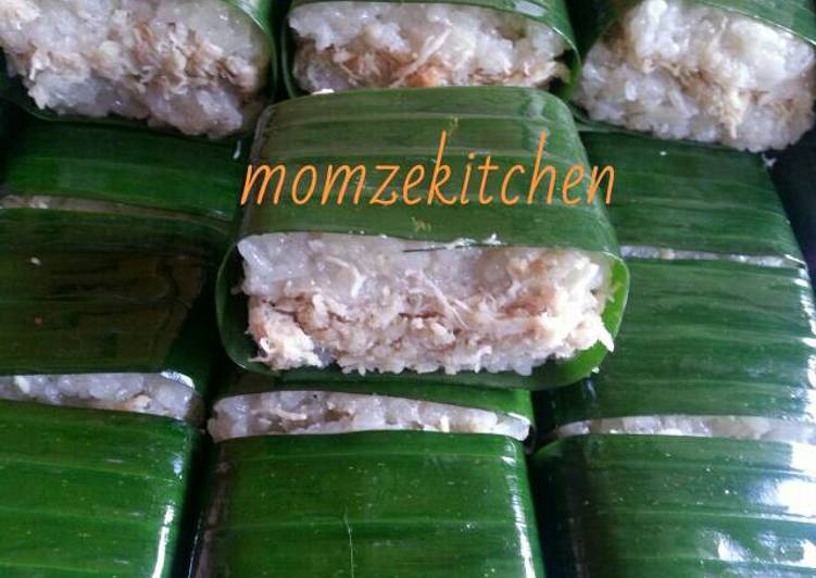 cara membuat Lemper ayam